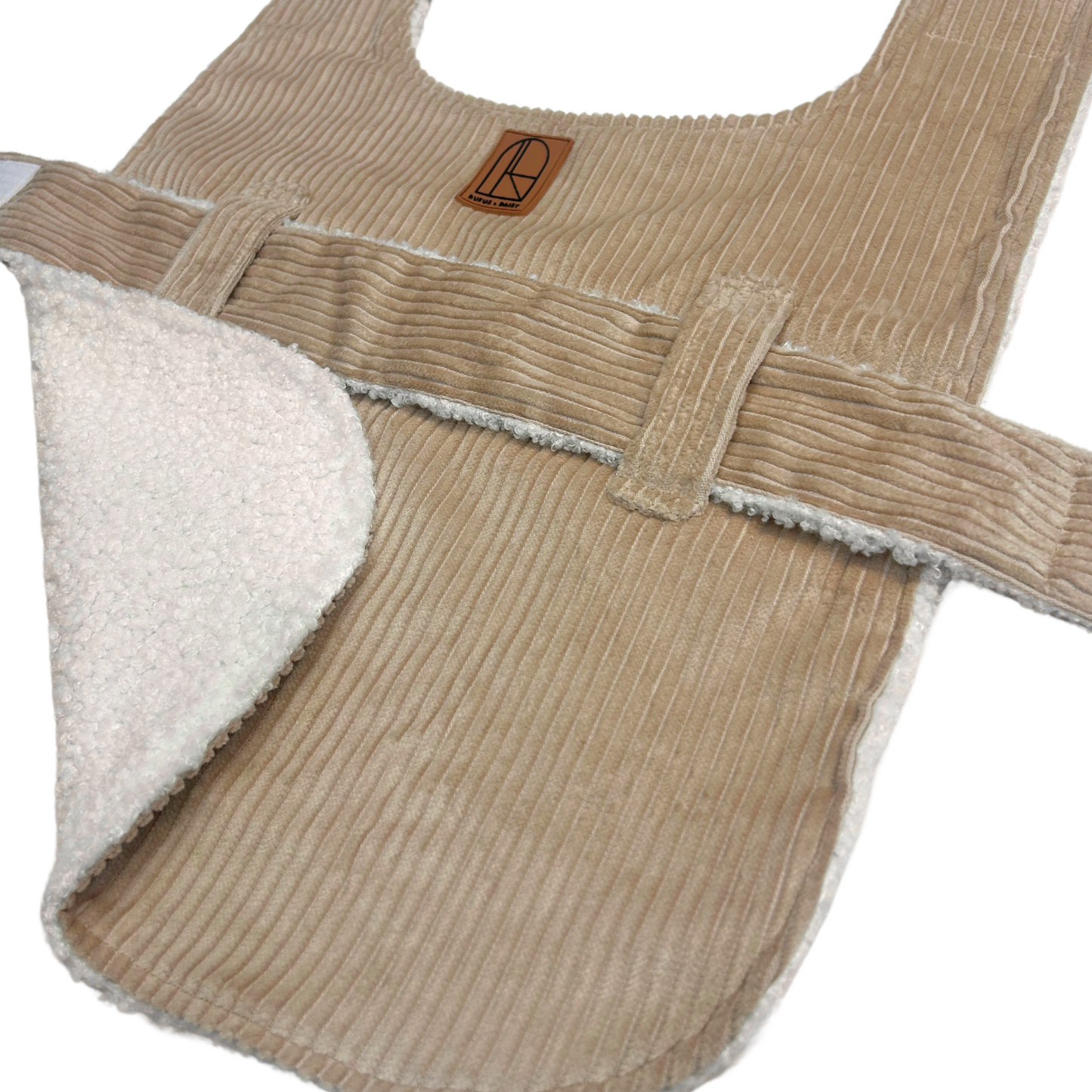 Corduroy Dog Coat - Sand