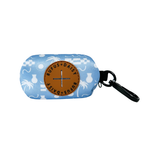 Blue By The Ocean Palm Poop Bag Holder