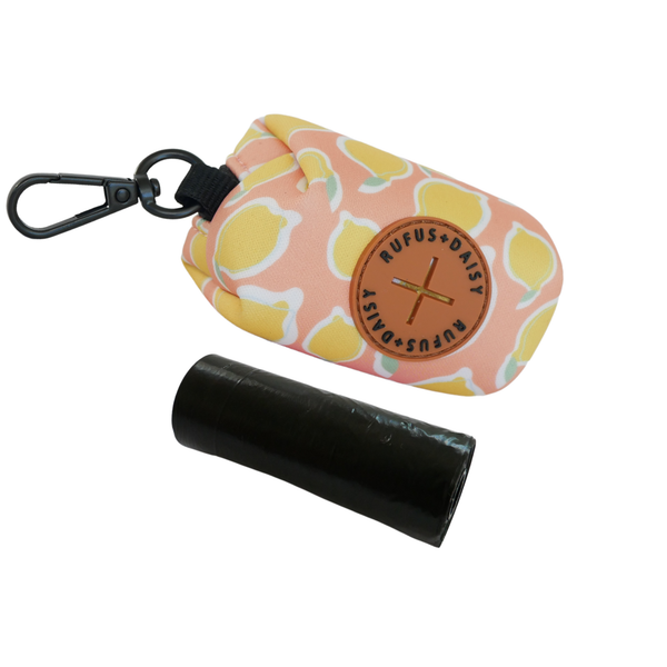 Yellow La Dolce Vita Lemon Poop Bag Holder