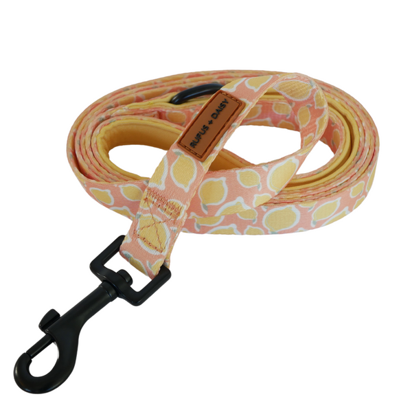 Yellow La Dolce Vita Lemon Dog Lead