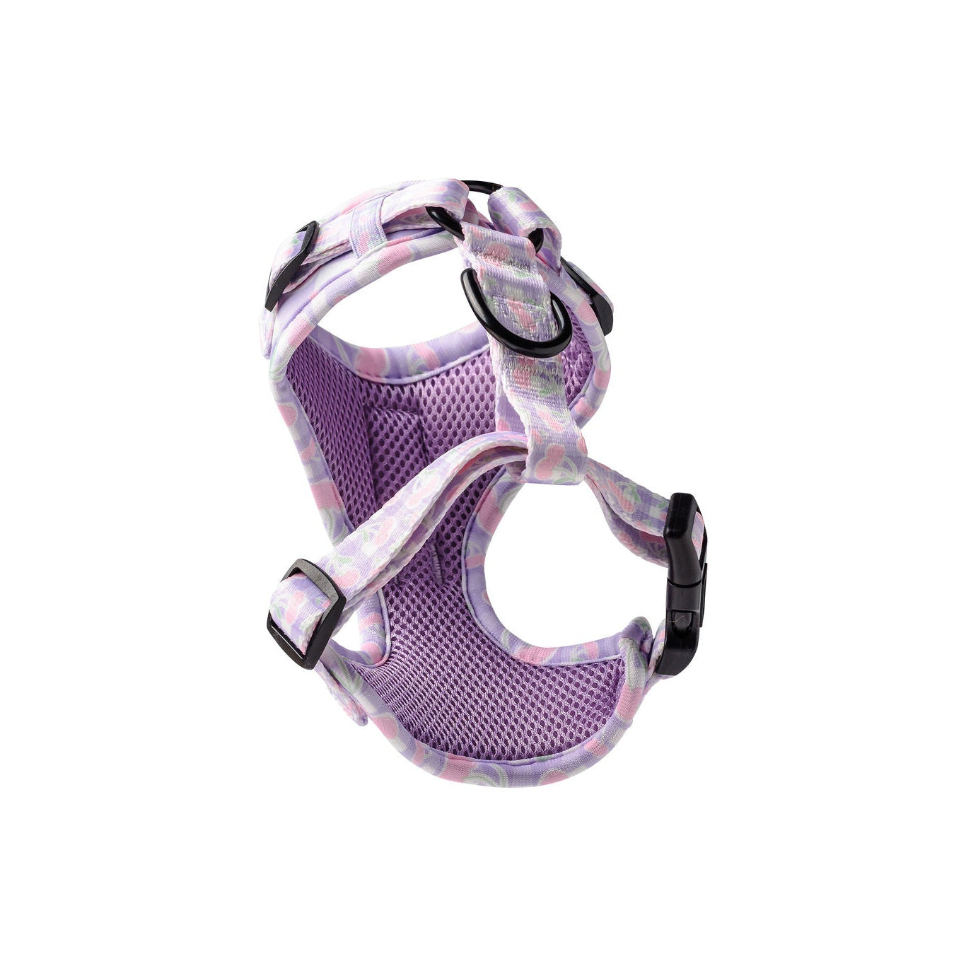 Pink & Purple Cherry Dog Harness