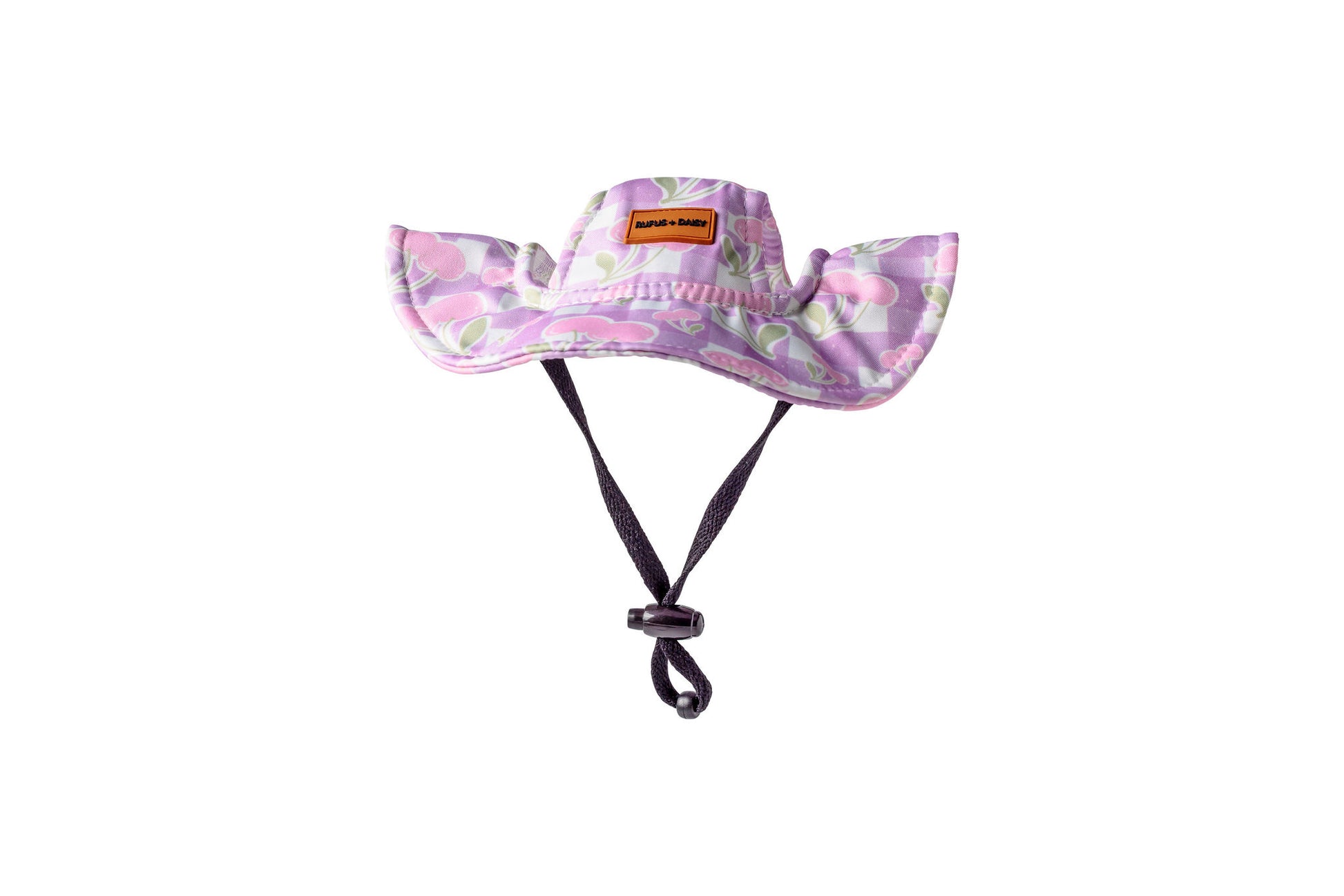 Pink & Purple Cherry On Top Dog Bucket Hat
