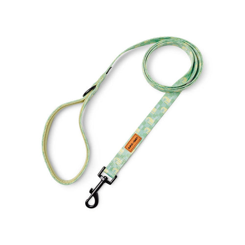 Green & Yellow Oasis Palm Dog Lead