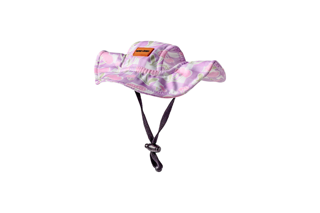 Pink & Purple Cherry On Top Dog Bucket Hat