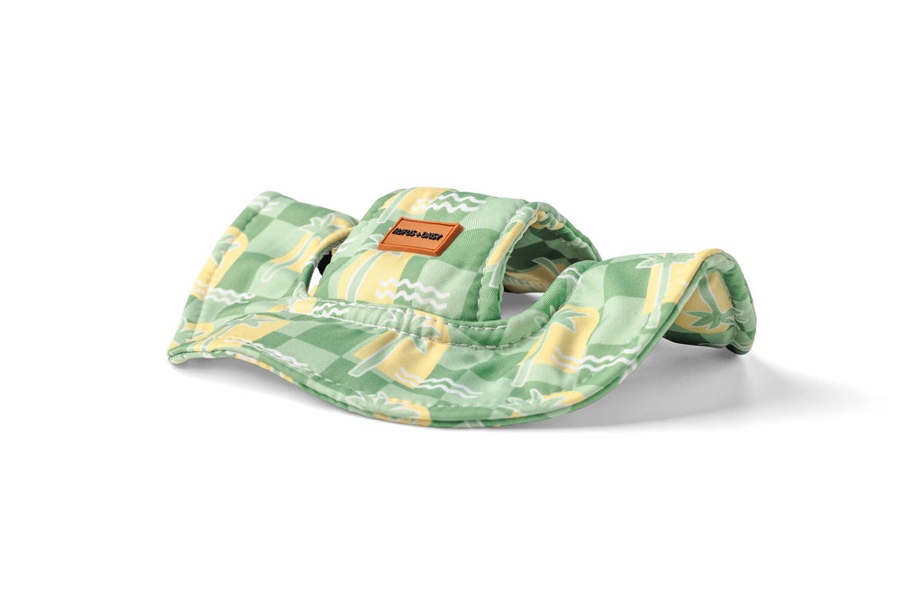 Green & Yellow Oasis Palm Dog Bucket Hat