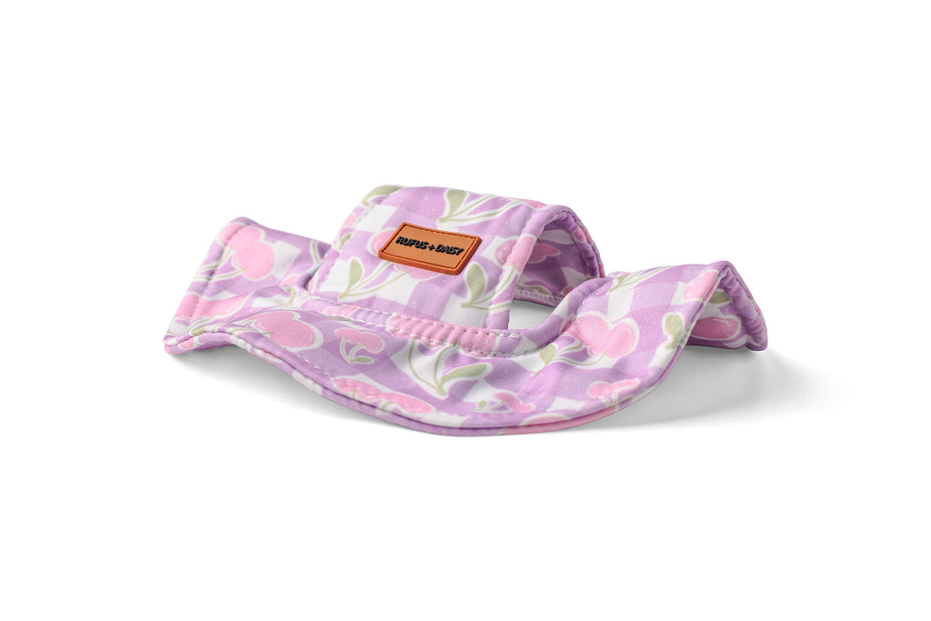 Pink & Purple Cherry On Top Dog Bucket Hat