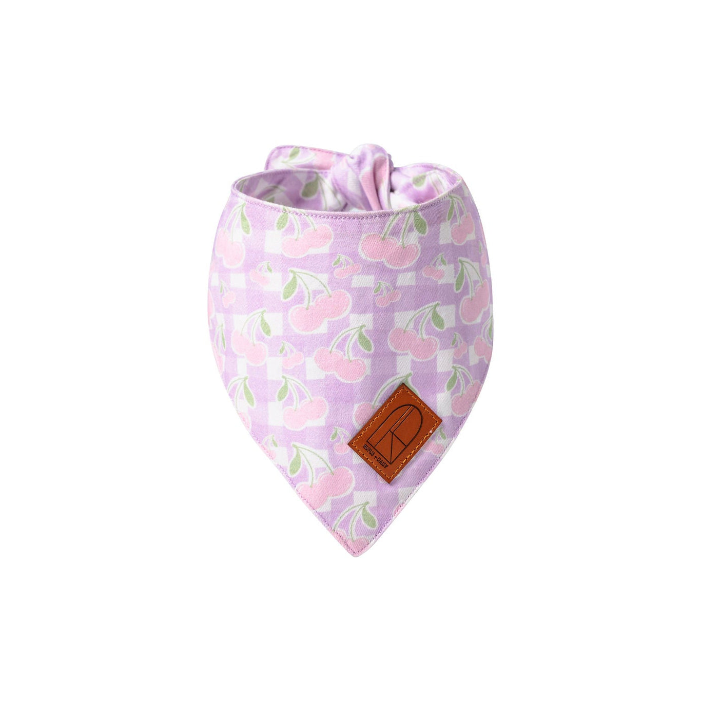 Pink & Purple Cherry On Top Dog Bandana