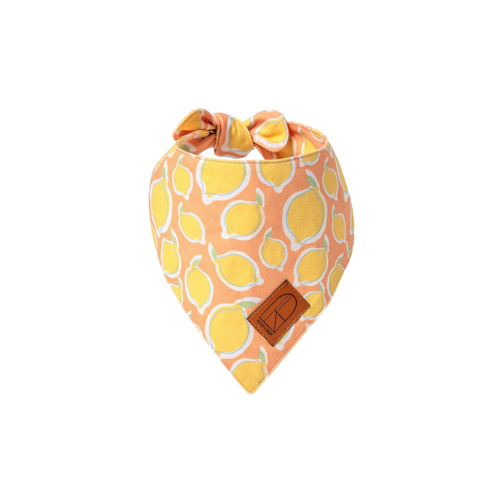 Yellow La Dolce Vita Lemon Dog Bandana
