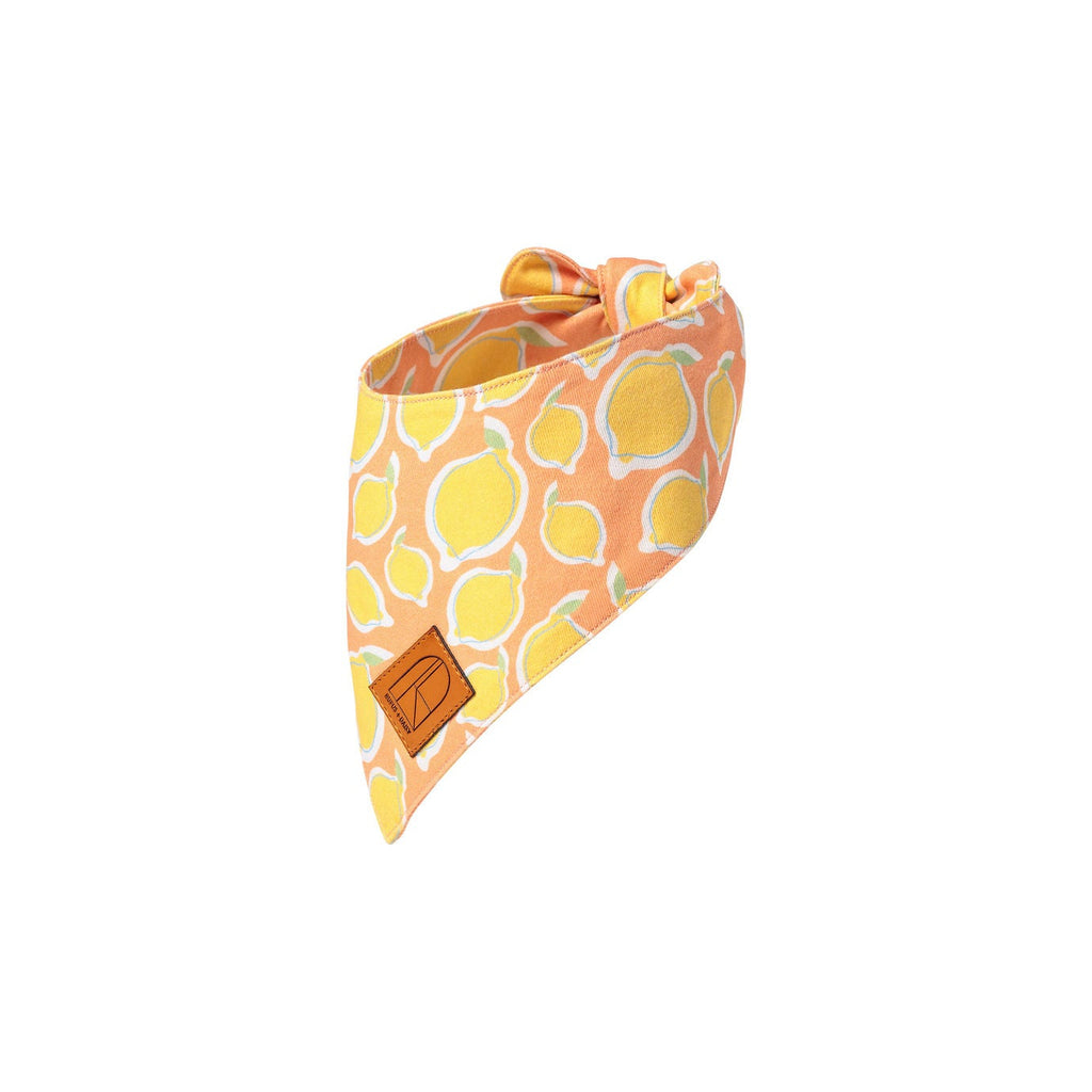 Yellow La Dolce Vita Lemon Dog Bandana