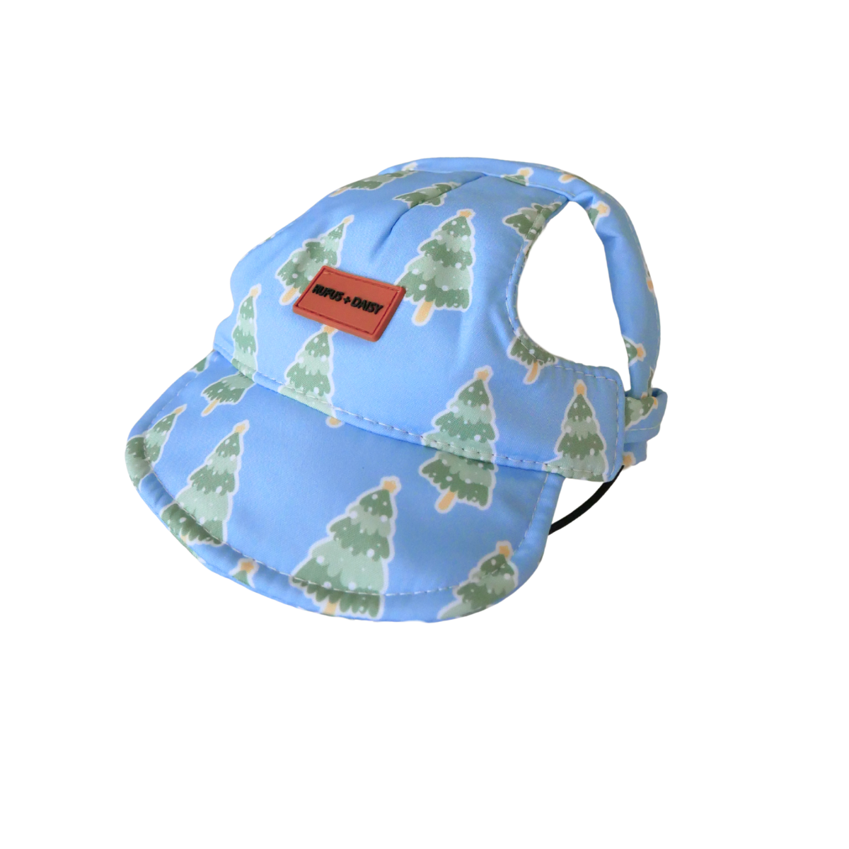 Blue & Green Glistening Pines Christmas Dog Hat